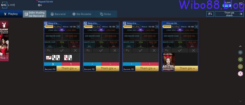 Cách tham gia sảnh Live Casino wibo88