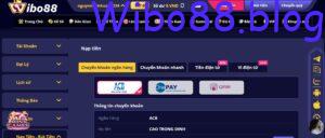 Nạp qua tài khoản ngân hàng