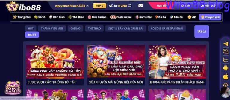 Nhà cái wibo88 đỉnh cao Việt Nam