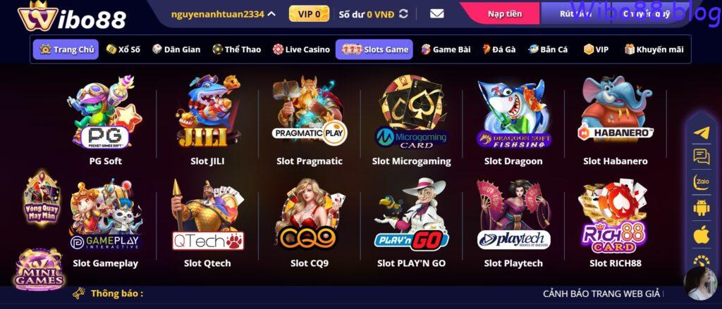 Giới thiệu về slot wibo88 trên thị trường hiện nay